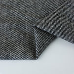 Load image into Gallery viewer, Black &amp; White Diagonal Weave Wool Coating
