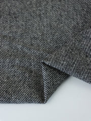 Load image into Gallery viewer, Black &amp; White Diagonal Weave Wool Coating