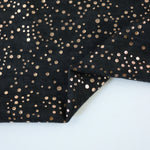 Load image into Gallery viewer, Black Marl &amp; Rose Gold Flecks Sibley Brushed Sweater Knit
