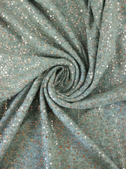 Load image into Gallery viewer, Dusty Sage Marl &amp; Rose Gold Flecks Sibley Brushed Sweater Knit
