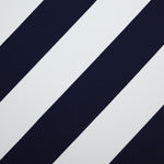 Load image into Gallery viewer, Navy/White Diagonal Stripe Nylon Spandex Tricot | Designer Deadstock
