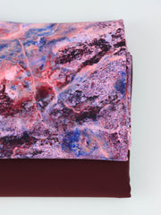 Load image into Gallery viewer, Marble Valley &amp; Burgundy Matte Swim Bundle | 1/2YD Each
