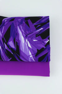 Purple Geo & Purple Pop Swim Bundle | 1/2YD Each