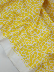 Load image into Gallery viewer, Buttercup Mums Matte Nylon Spandex Tricot | Designer Deadstock
