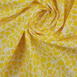 Load image into Gallery viewer, Buttercup Mums Matte Nylon Spandex Tricot | Designer Deadstock
