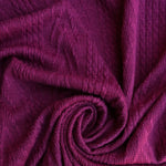 Load image into Gallery viewer, Mulled Wine Stowe Cable Sweater Knit
