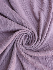 Load image into Gallery viewer, Mauve Dusk Stowe Cable Sweater Knit