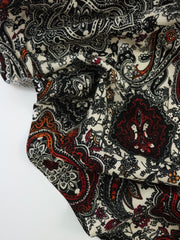 Load image into Gallery viewer, Boho Floral &amp; Paisley Rayon Challis