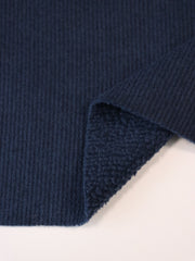 Load image into Gallery viewer, Navy Polartec Wind Pro Ribbed Sweater Fleece
