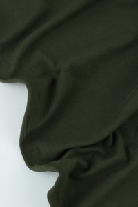 Olive Lightweight Cotton Spandex Jersey