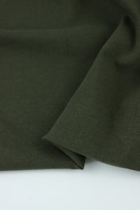 Olive Lightweight Cotton Spandex Jersey
