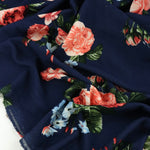 Load image into Gallery viewer, Mia Floral on Navy Liverpool
