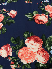 Load image into Gallery viewer, Mia Floral on Navy Liverpool
