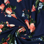 Load image into Gallery viewer, Mia Floral on Navy Liverpool
