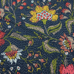 Load image into Gallery viewer, Speckled Floral on Navy Viscose Lawn | Designer Deadstock
