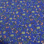 Load image into Gallery viewer, Ditsy Floral on Royal Viscose Lawn | Designer Deadstock
