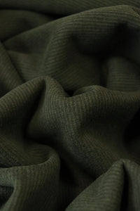 Olive Polartec Wind Pro Ribbed Sweater Fleece