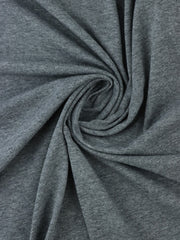 Load image into Gallery viewer, Charcoal Lightweight Cotton Spandex Jersey