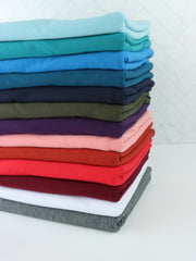 Load image into Gallery viewer, Charcoal Lightweight Cotton Spandex Jersey