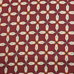 Load image into Gallery viewer, Shibori Starflowers on Russet Cotton Lawn | Designer Deadstock
