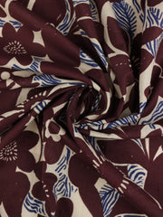 Load image into Gallery viewer, Maroon &amp; Royal Floral Cotton Lawn | Designer Deadstock