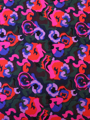 Load image into Gallery viewer, Abstract Blooms Nylon Spandex Tricot | Designer Deadstock
