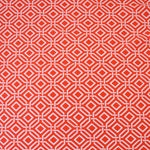 Load image into Gallery viewer, 1YD PRECUT; Intertwined on Orange Nylon Spandex Tricot | Designer Deadstock
