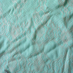 Load image into Gallery viewer, 3YD 3IN Bonded Lace Satin | Kayla's Destash
