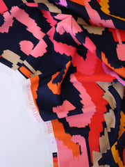 Load image into Gallery viewer, Large Art Deco Nylon Spandex Tricot | Designer Deadstock
