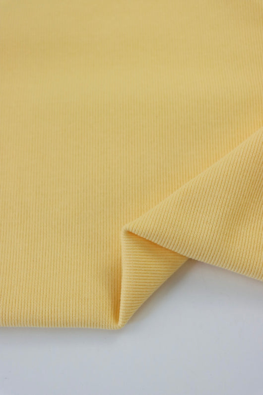Daffodil 100% Cotton Rib | By The Half Yard