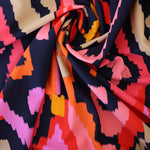 Load image into Gallery viewer, Large Art Deco Nylon Spandex Tricot | Designer Deadstock
