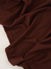 Load image into Gallery viewer, Red Brown Galway Wool Spandex Jersey Knit | By The Half Yard