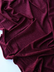 Load image into Gallery viewer, Burgundy Sparkle Jersey Knit
