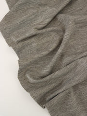 Load image into Gallery viewer, Heathered Gray Galway Wool Spandex Jersey Knit | By The Half Yard
