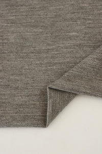 Heathered Gray Galway Wool Spandex Jersey Knit | By The Half Yard