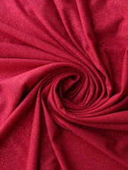 Load image into Gallery viewer, Red Sparkle Jersey Knit