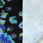 Load image into Gallery viewer, Blue Floral 100% Cotton French Terry
