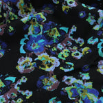 Load image into Gallery viewer, Blue Floral 100% Cotton French Terry
