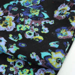 Load image into Gallery viewer, Blue Floral 100% Cotton French Terry
