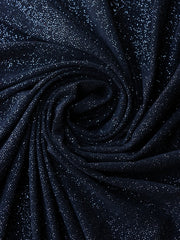 Load image into Gallery viewer, Black Sparkle Jersey Knit