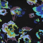 Load image into Gallery viewer, Blue Floral Cotton Rib | By The Half Yard

