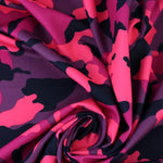 Load image into Gallery viewer, Fuchsia/Neon Pink/Navy/Orchid OG Camo QUAD Performance Jersey Knit | By The Half Yard
