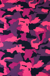 Fuchsia/Neon Pink/Navy/Orchid OG Camo QUAD Performance Jersey Knit | By The Half Yard