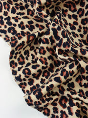 Load image into Gallery viewer, Cheetah Cotton Rib | By The Half Yard
