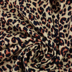 Load image into Gallery viewer, Cheetah Cotton Rib | By The Half Yard
