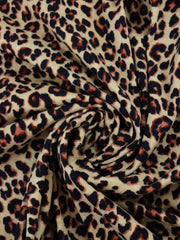 Load image into Gallery viewer, Cheetah Cotton Rib | By The Half Yard
