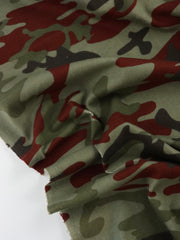 Load image into Gallery viewer, Camo Cotton Rib | By The Half Yard
