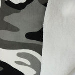 Load image into Gallery viewer, Gray Camo 100% Cotton Fleece
