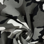 Load image into Gallery viewer, Gray Camo 100% Cotton Fleece
