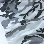 Load image into Gallery viewer, White &amp; Grays Small Camo QUAD Performance Jersey Knit | By The Half Yard
